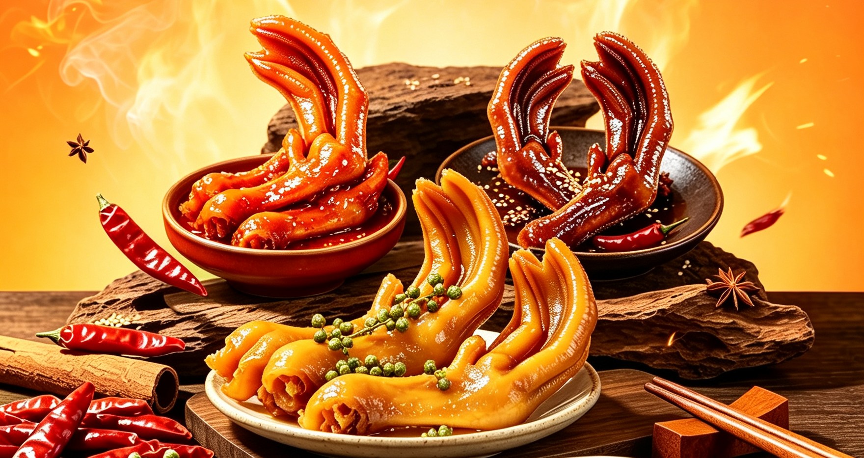 夏日追剧顶流零食|三款鸭爪风味应用方案，打造休闲零食爆单神器!